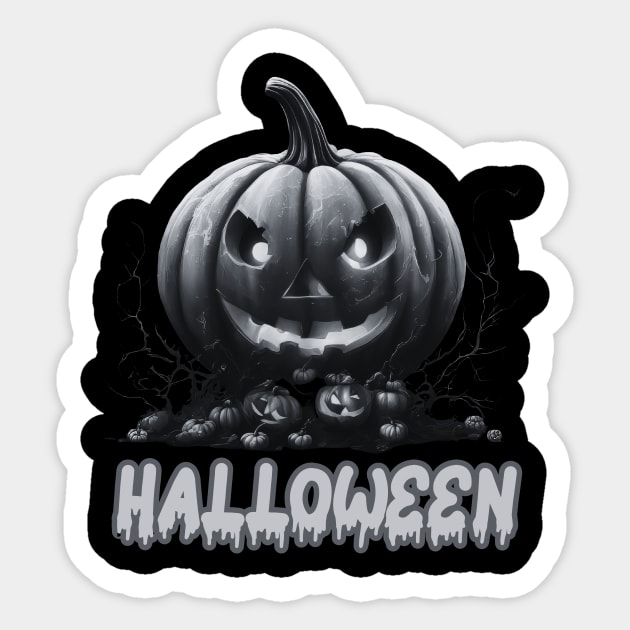 Funny gifts for Halloween Sticker by MARKBAY Shop